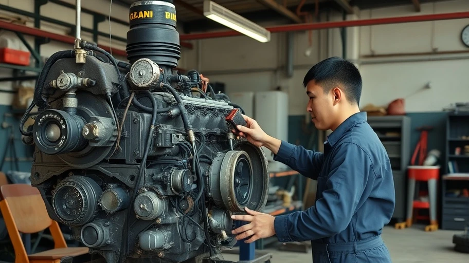Bảo dưỡng xe ô tô cũ máy dầu