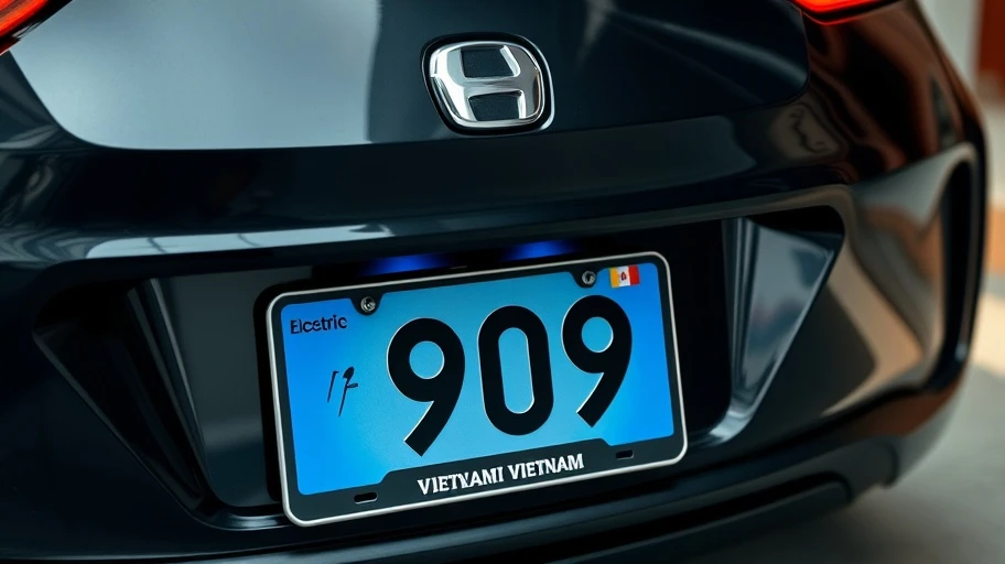 Biển số xe ô tô điện số 909