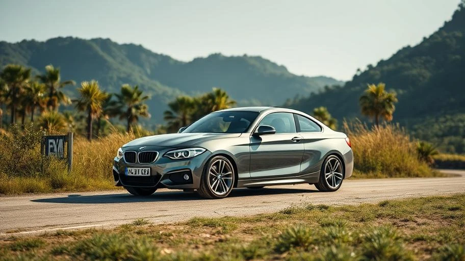 BMW 2 Series Coupe trong cảnh quan tự nhiên tại Việt Nam