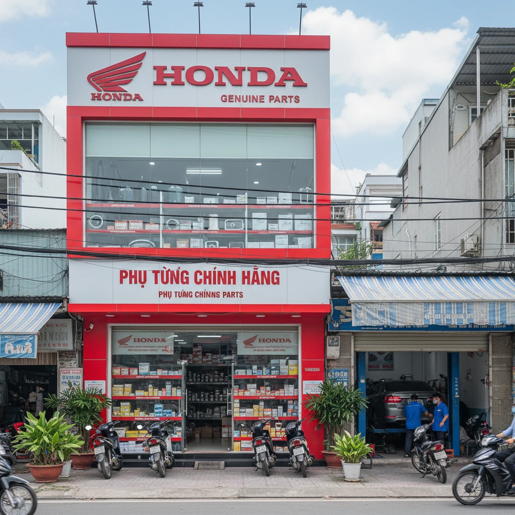 Cửa hàng đại lý phụ tùng Honda chính hãng