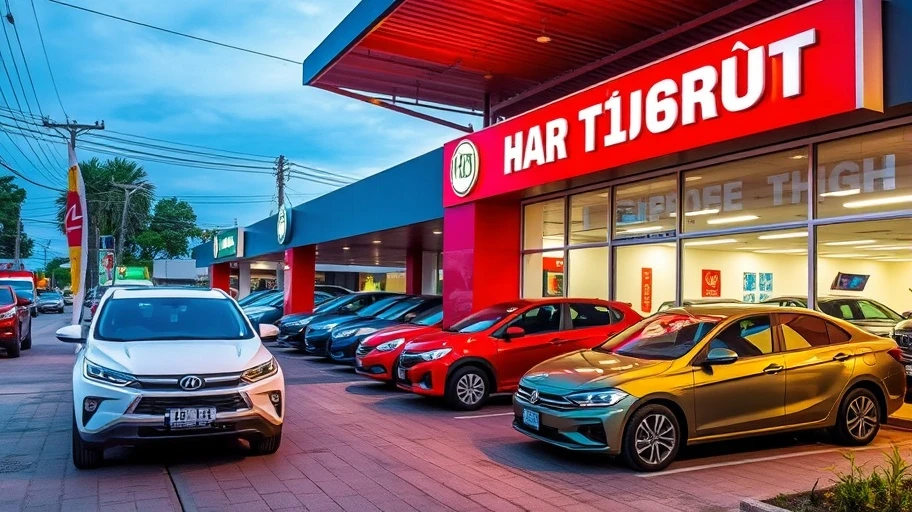 Đại lý xe ô tô cũ Vĩnh Phúc