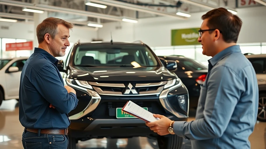Đàm phán giá mua xe Mitsubishi Triton cũ.