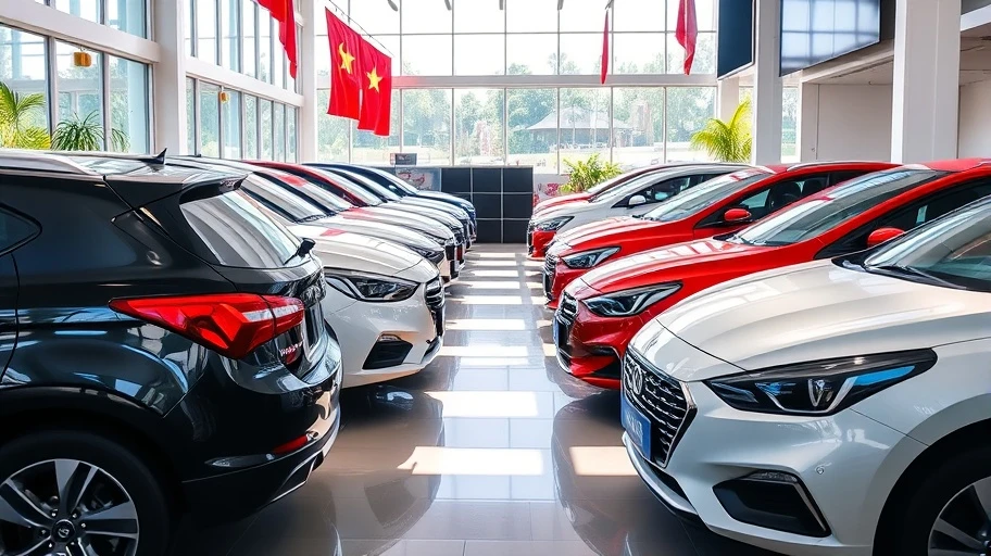 Hình ảnh đại lý xe ô tô Việt Nam