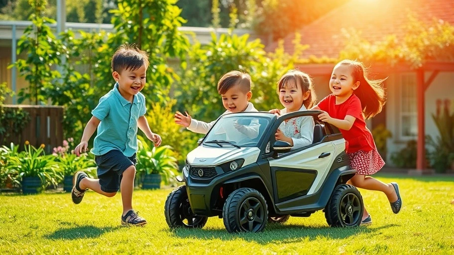 Hình ảnh lợi ích giáo dục xe ô tô điện mini trẻ em