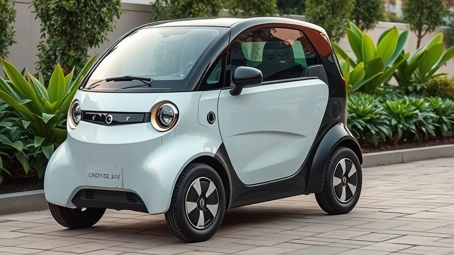 Hình ảnh thiết kế công nghệ xe ô tô điện mini trẻ em