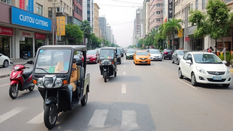 Hình ảnh tiềm năng thị trường xe ô tô điện.