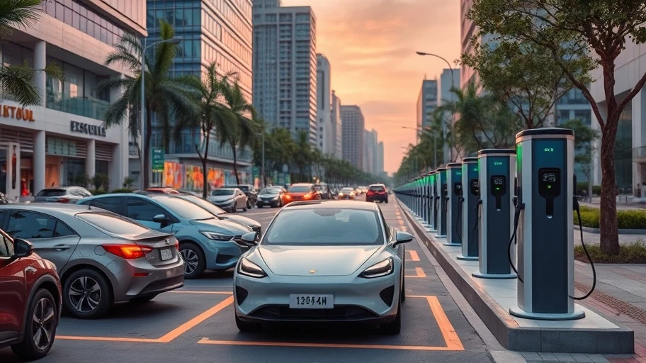 Hình ảnh tương lai xe điện tại Việt Nam
