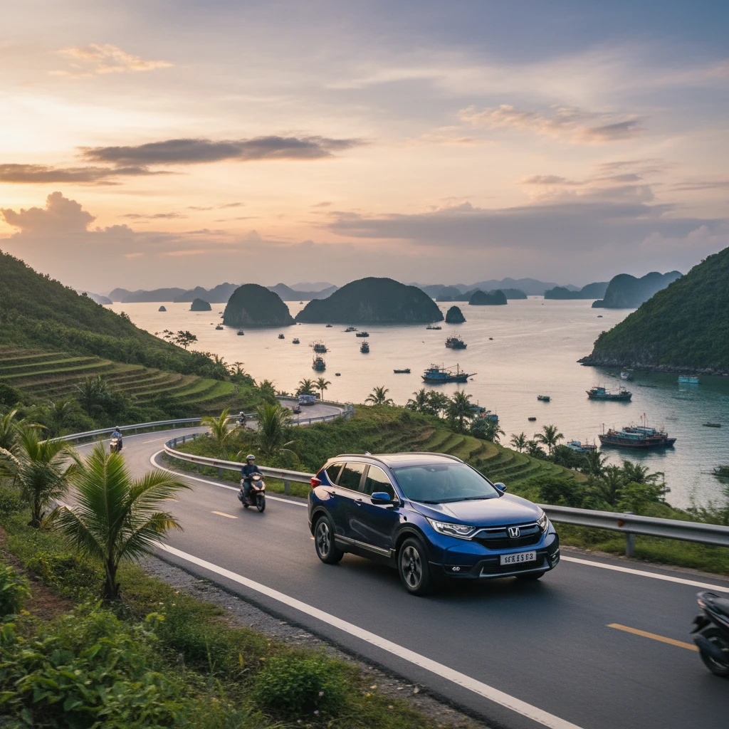 Hình ảnh xe Honda CR-V trên đường