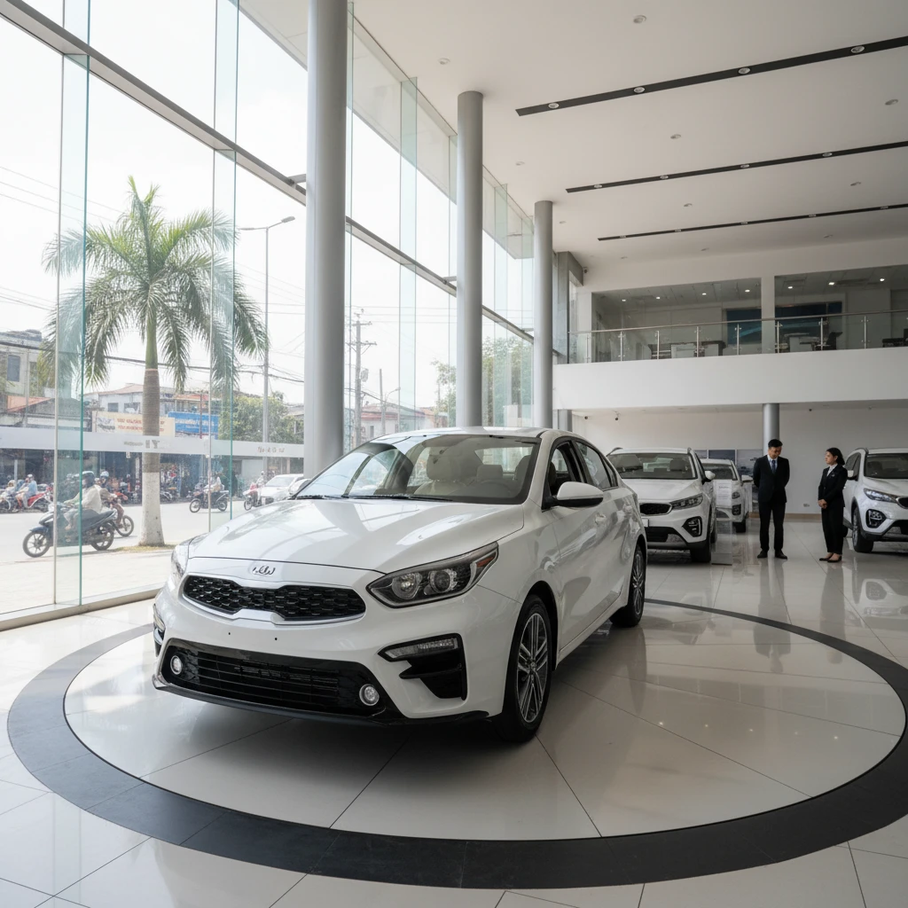 Hình ảnh xe KIA Forte mới tại đại lý Việt Nam.