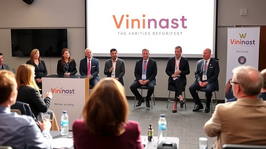 Họp báo VinFast thông tin giá xe ô tô điện.