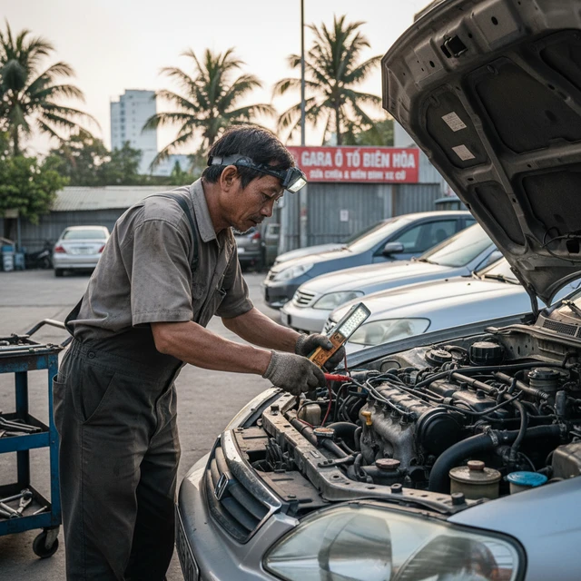 Hướng dẫn kiểm tra xe ô tô cũ Biên Hòa