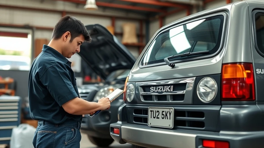 Kiểm tra lịch sử bảo dưỡng xe Suzuki Wagon cũ