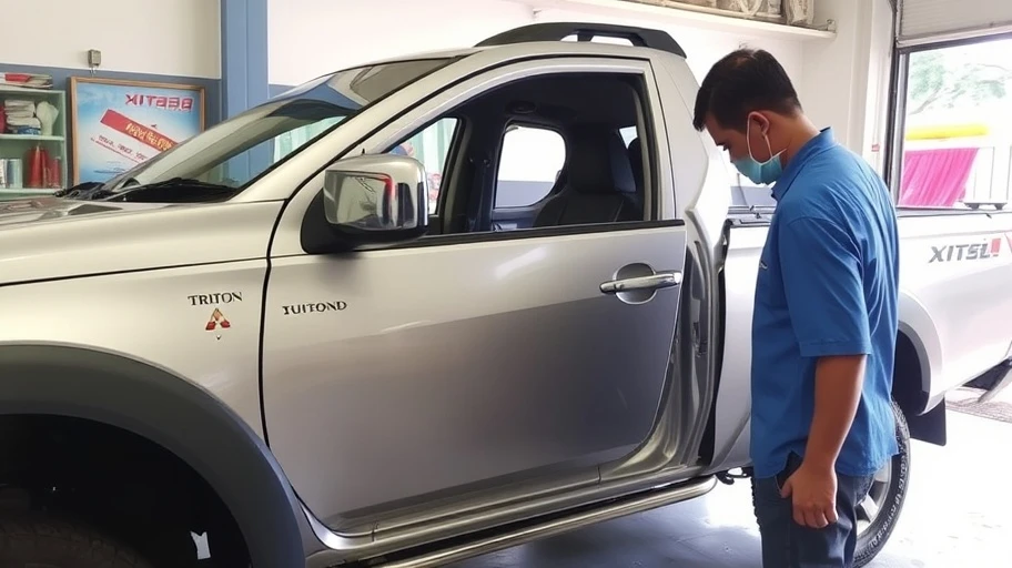 Kiểm tra tình trạng xe Mitsubishi Triton cũ chi tiết.