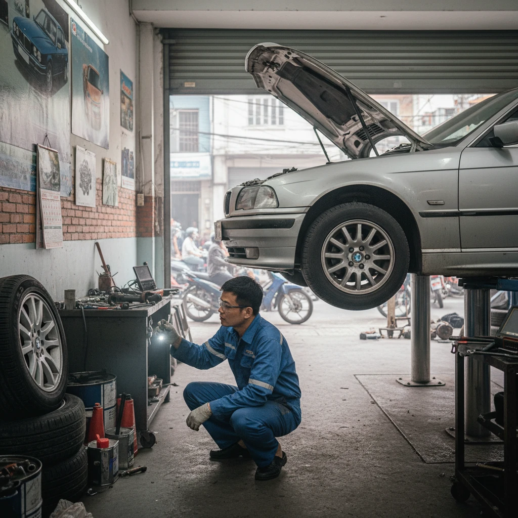 Kiểm tra xe BMW cũ
