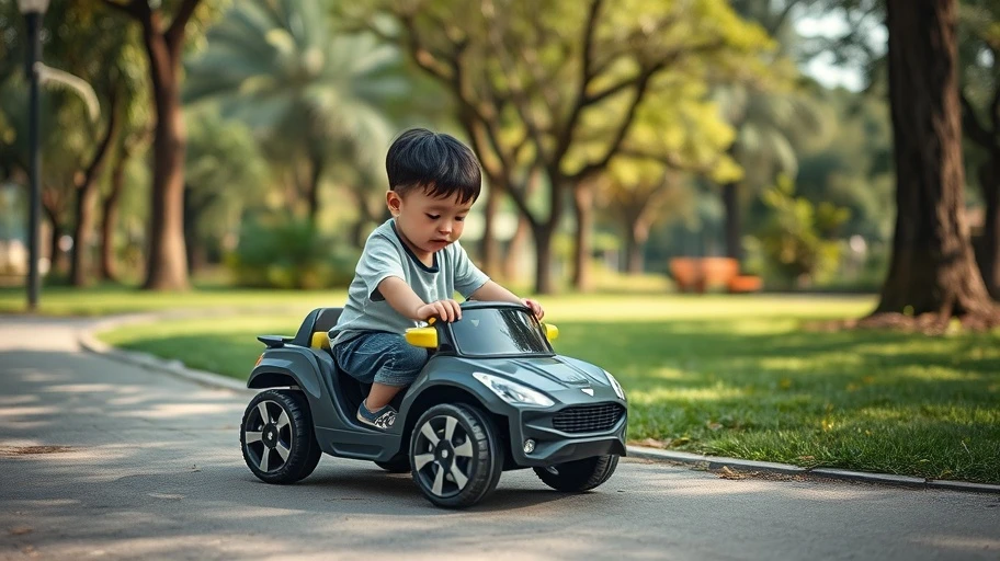 Lợi ích của xe ô tô điện cho bé trai