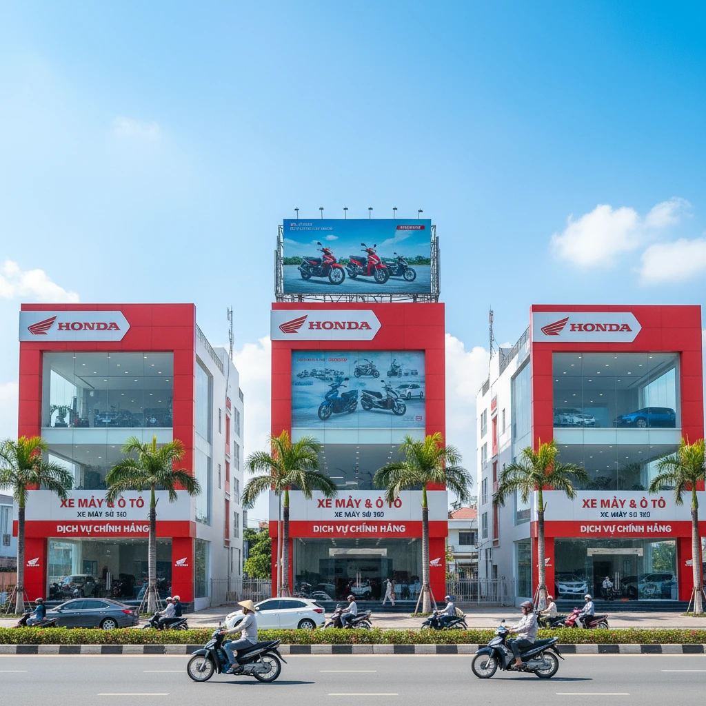 Mạng lưới đại lý Honda tại Việt Nam