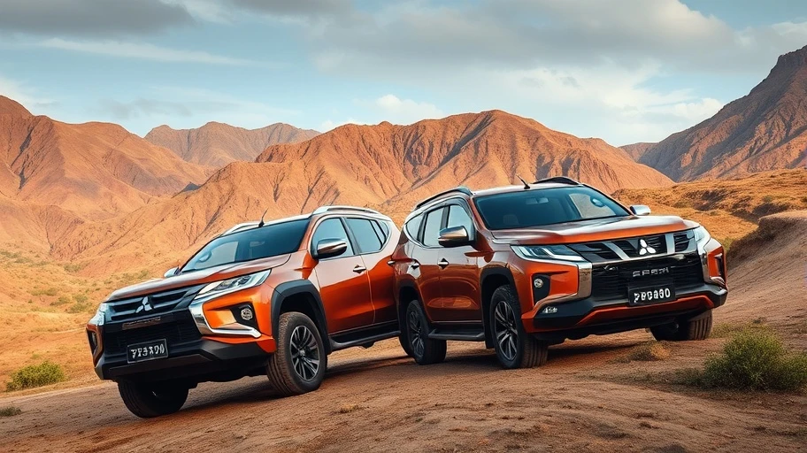 Mitsubishi Triton và Pajero Sport tại Vĩnh Phúc