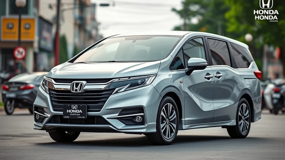 Mô tả hình ảnh Honda Odyssey với cửa lùa tối ưu SEO