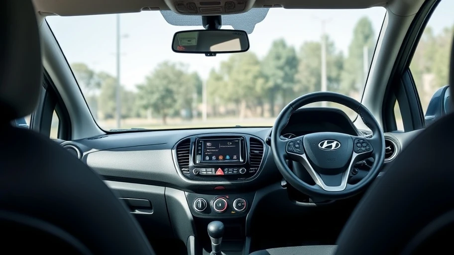 Nội thất tiện nghi của Hyundai i10 đời mới