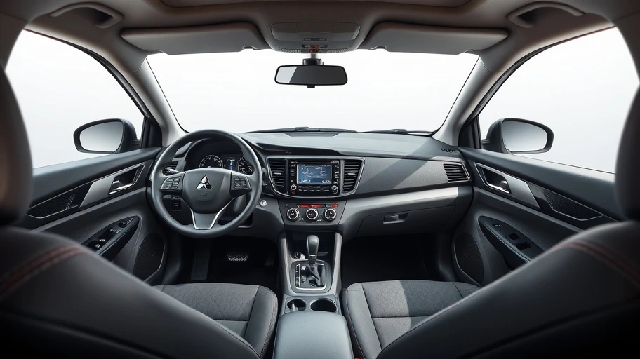 Nội thất và tiện nghi xe Mitsubishi Attrage số tự động.