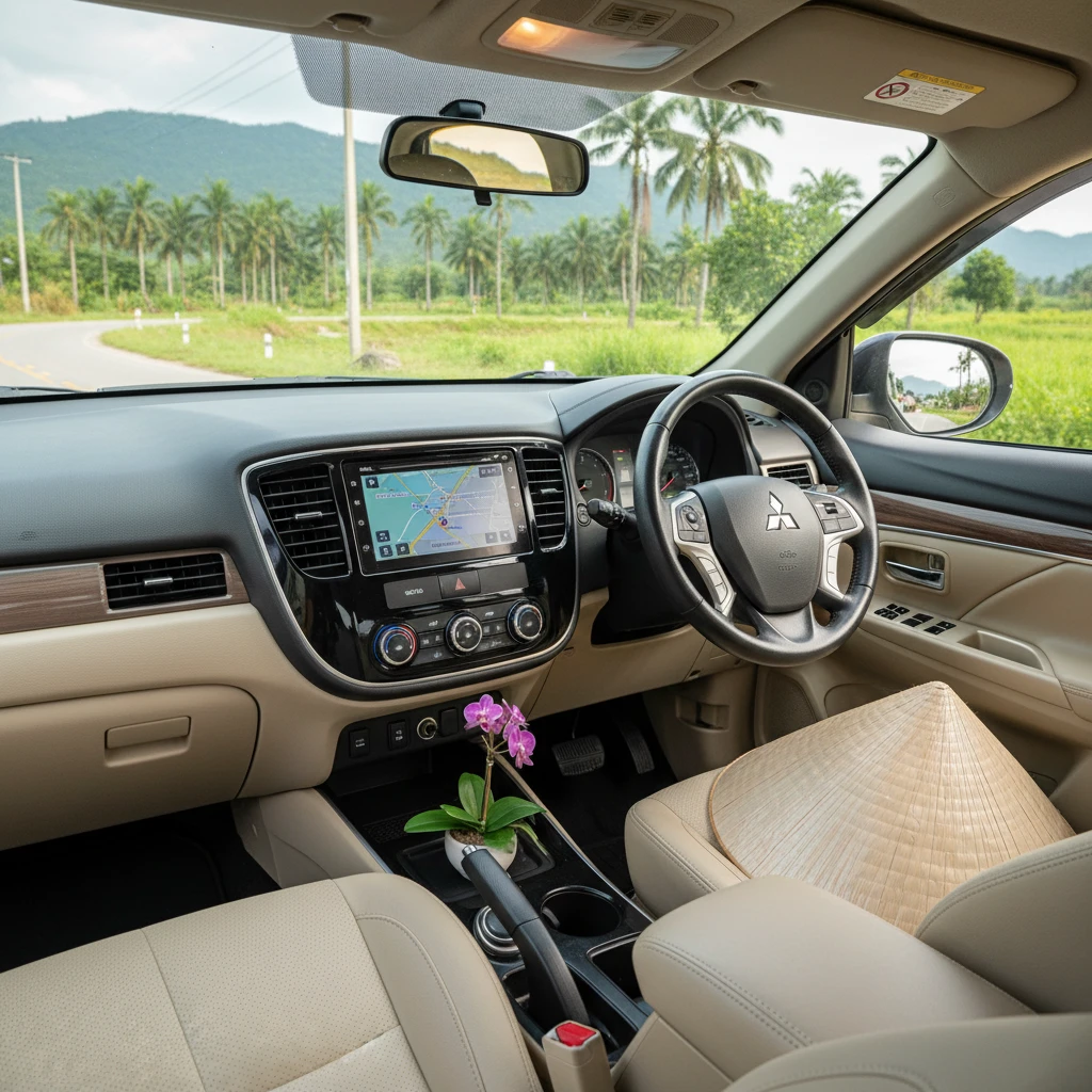 Nội thất xe Mitsubishi GLX