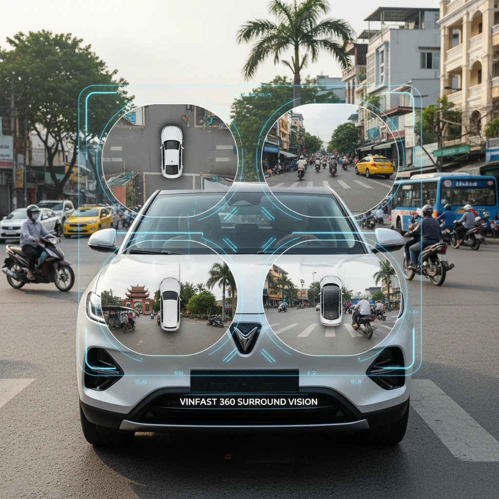 Ô tô 360 độ tăng an toàn giao thông