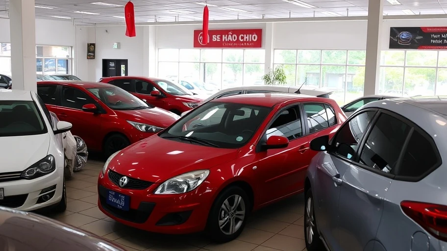 Showroom ô tô cũ tại Hà Nội