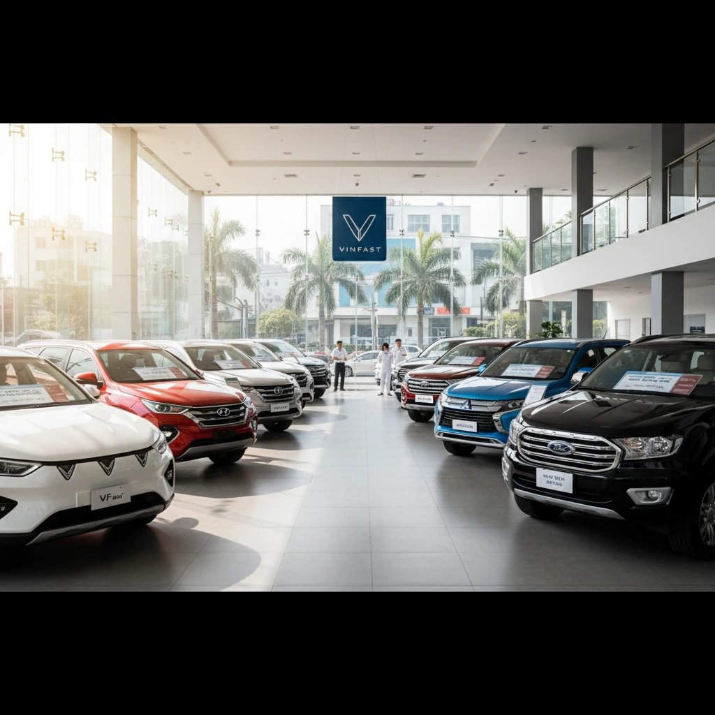 So sánh giá xe Mitsubishi Destinator với các mẫu khác.