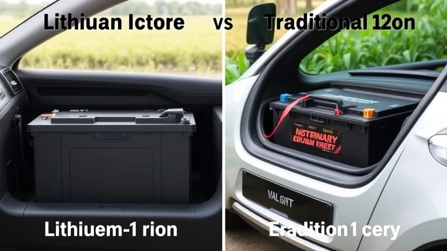 So sánh giữa pin lithium-ion và ắc quy trong xe điện