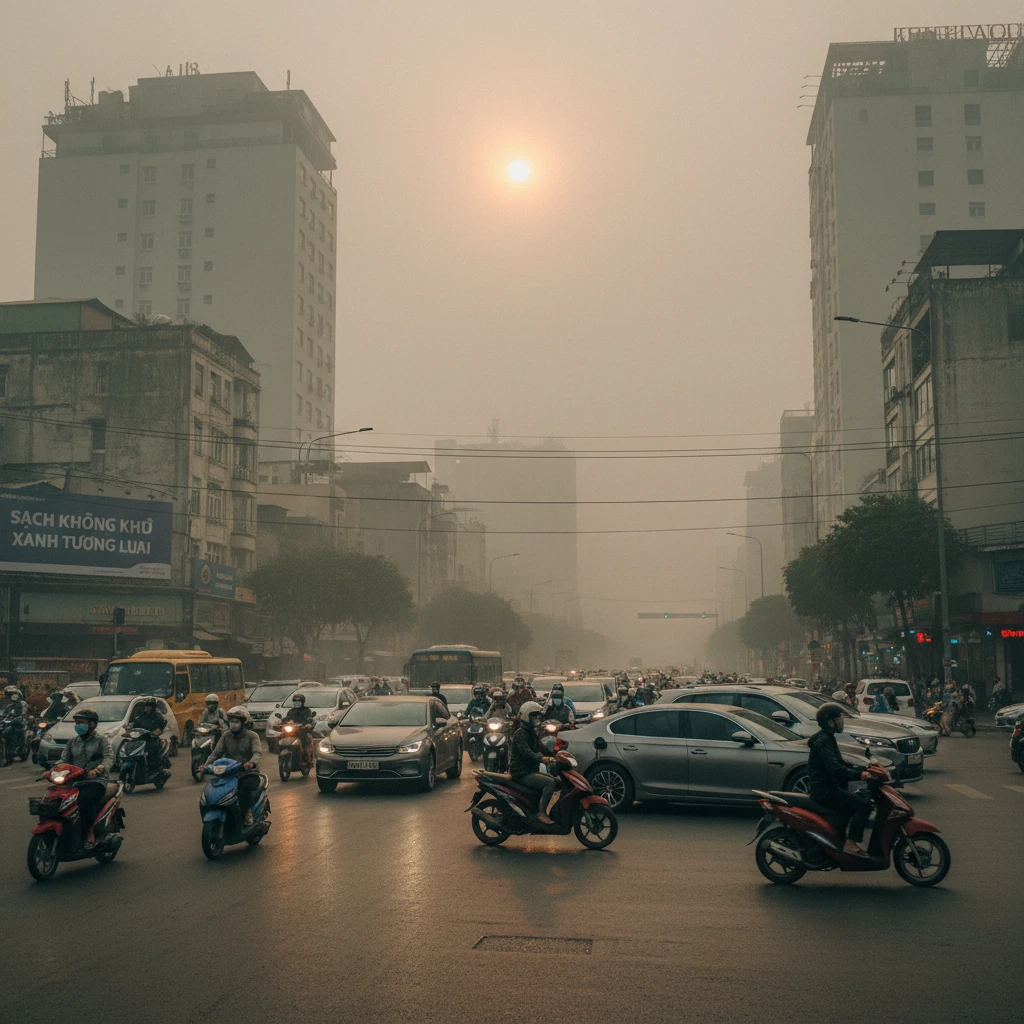 Tác động lâu dài xe điện và xe xăng đến ô nhiễm không khí