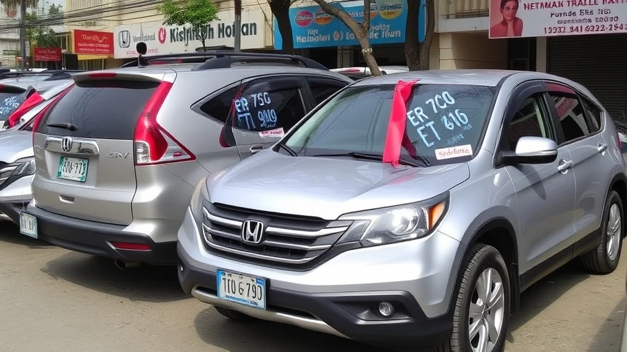 Thị trường và giá cả xe ô tô Honda CR-V 7 chỗ cũ