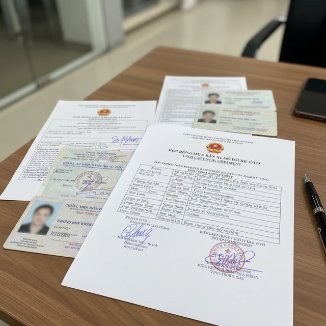 Thủ tục pháp lý khi mua xe ô tô cũ Biên Hòa