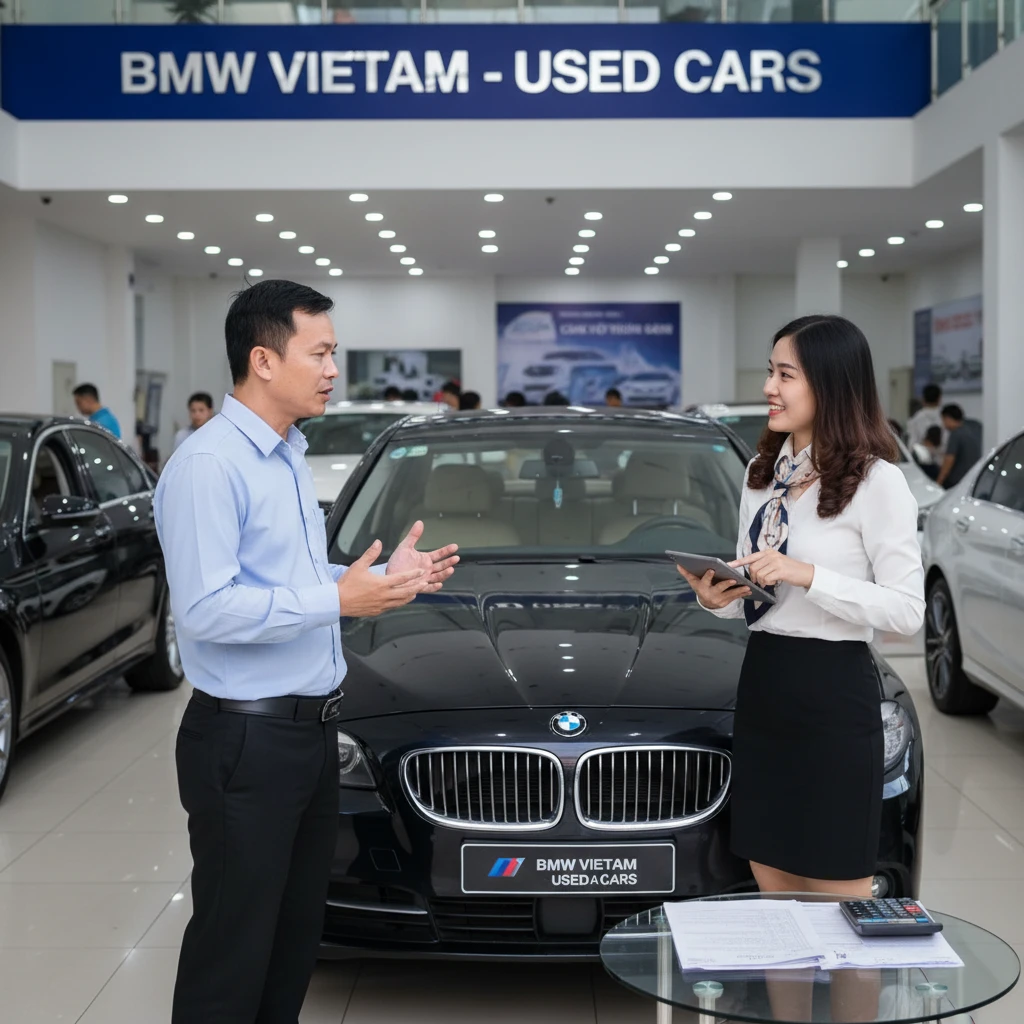 Thương lượng giá xe BMW cũ