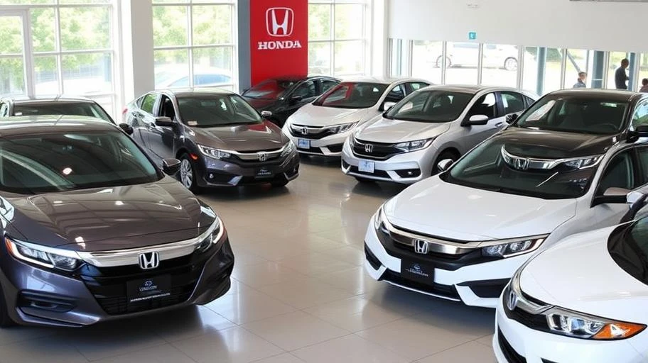 Tổng quan các mẫu xe sedan của Honda tại showroom
