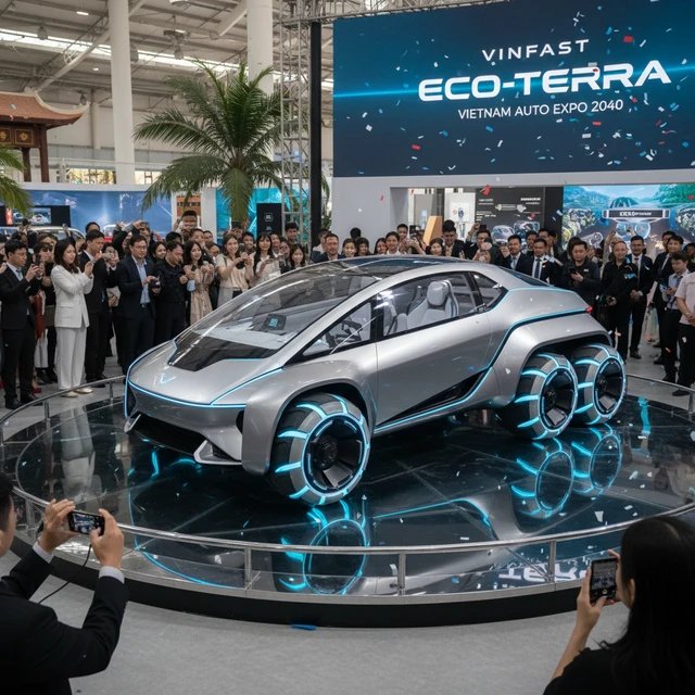 Xe concept điện 6 bánh