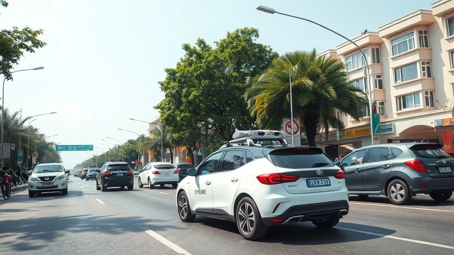 Xe tự lái trên đường phố Việt Nam
